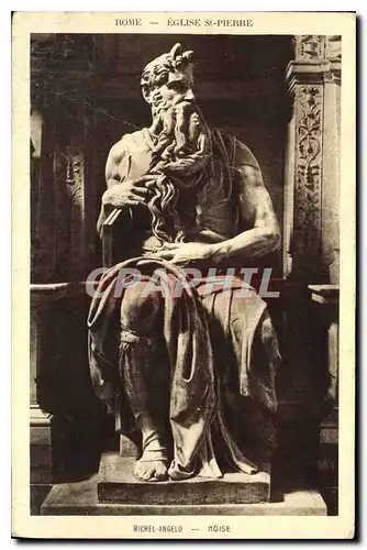 Cartes postales Rome Eglise St Pierre Michel-Angelo Moise