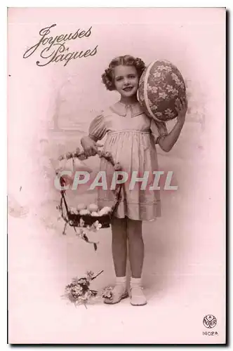 Cartes postales Joyeuses Paques Enfant