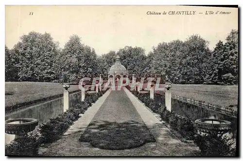 Cartes postales Chateau De Chantilly L'lle d'Amour