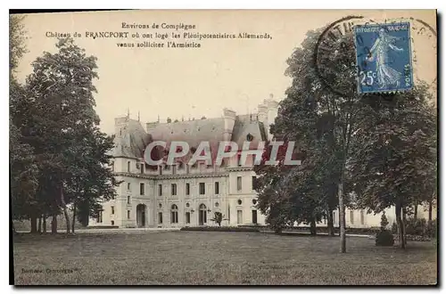 Cartes postales Environs de Compiegne Chateau de Francport