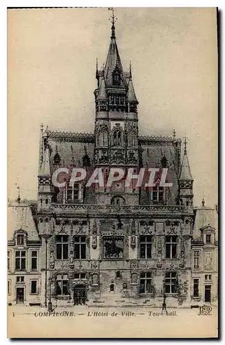 Cartes postales Compiegne L'Hotel de Ville