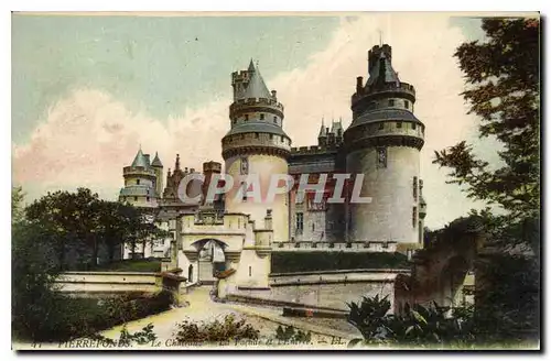 Cartes postales Pierrefonds Le Chateau La Facade et l'entree