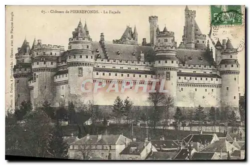 Cartes postales Chateau de Pierrefonds La Facade