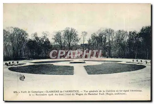 Cartes postales Foret de Compiegne Clairiere de l'Armistice