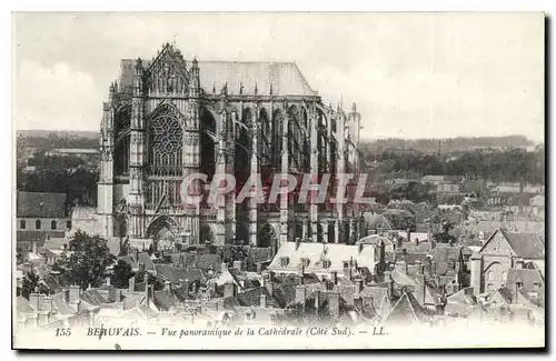 Cartes postales Beauvais Vue panoramique de la Cathedrale