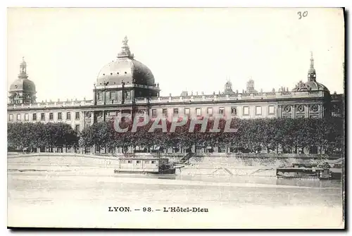 Cartes postales Lyon L'Hotel Dieu