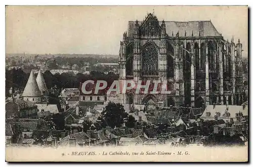 Ansichtskarte AK Beauvais La Cathedrale vue de Saint Etienne