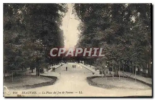 Cartes postales Beauvais La Place du Jeu de Paume