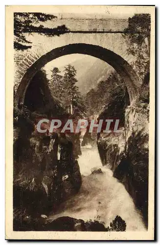 Ansichtskarte AK Environs de Cauterets Gouffre du Pont d'Espagne