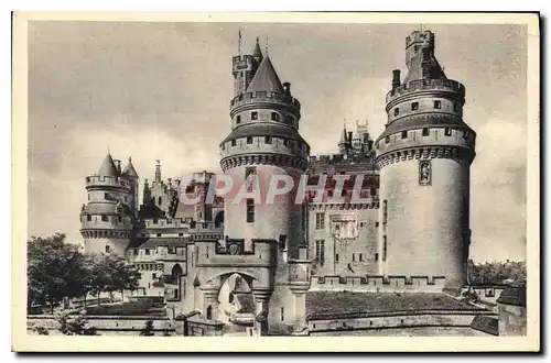 Ansichtskarte AK Chateau de Pierrefonds Tours Jules cesar et Charlemagne