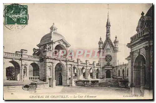 Cartes postales Chateau de Chantilly La Cour d'Honneur