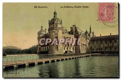 Ansichtskarte AK Chantilly Le Chateau facade Ouest