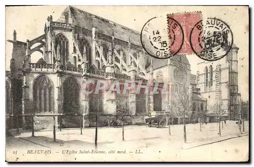 Ansichtskarte AK Beauvais L'Eglise Saint Etienne cote nord