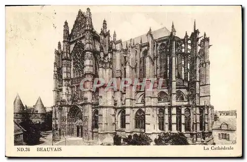 Cartes postales Beauvais La Cathedrale