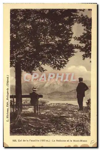 Cartes postales Col de la Faucille La Redoute et le Mont Blanc