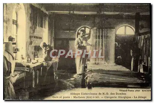 REPRO Abbaye cistercienne de ND des Dombes Gare et poste Marlieux Ciergerie liturgique Le jetage