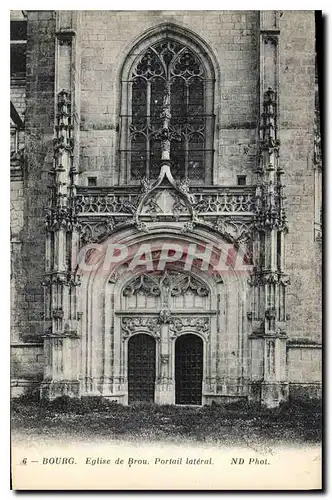 Cartes postales Eglise de Brou Portail Lateral