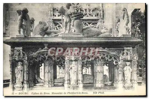 Cartes postales Eglise de Brou Mausolee de Philibert le Beau