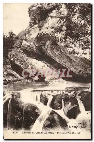 Ansichtskarte AK Environs de Champagnole Perte de l'Ain Sortie