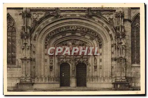 Cartes postales Bourg Ain Eglise de Brou Le Portail