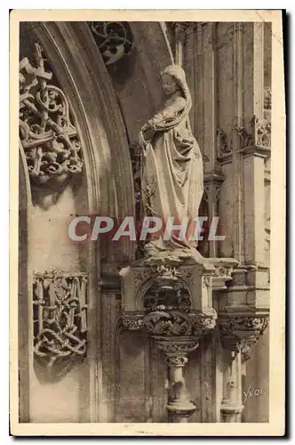 Cartes postales Bourg Ain Statuette du Tombeau de Marguerite d'Autriche Madeline avant sa Conversion