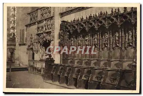 Cartes postales Eglise de Brou Les Stalles du Choeur