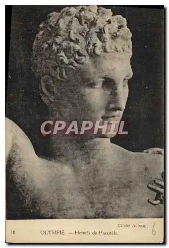 Cartes postales Olympie Hermes de Praxitele