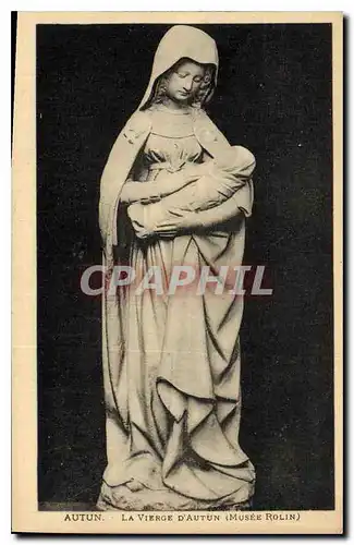 Cartes postales Autun La Vierge D'Autun Musee Rolin