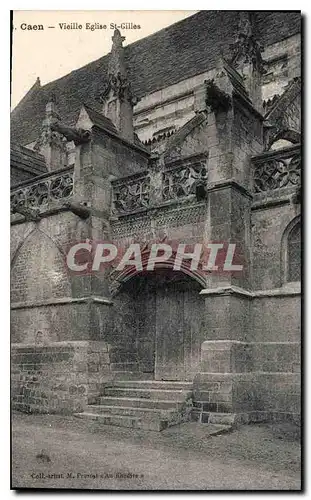 Ansichtskarte AK Caen Visille Eglise St Gilles