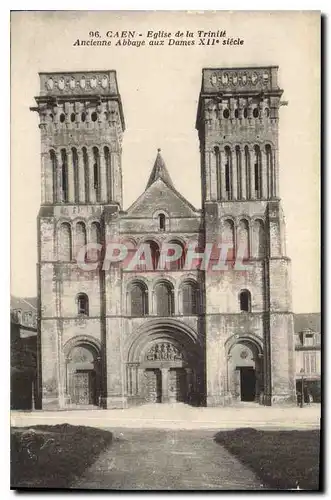 Cartes postales Caen Eglise de la Trinte Ancienne Abbaye aux Dames