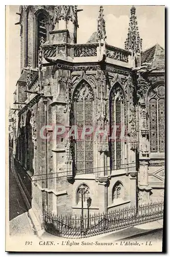 Cartes postales Caen L'Eglise Saint souveur L Abside