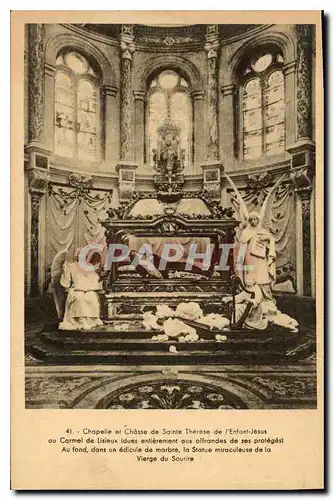 Ansichtskarte AK Chapelle et Chasse de Sainte Therese de l'Enfant Jesus au Carmel de Lisieux