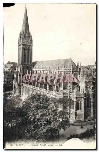 Cartes postales Caen L'Eglise Saint Pierre