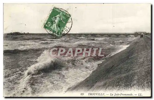 Cartes postales Trouville La Jette Promenade