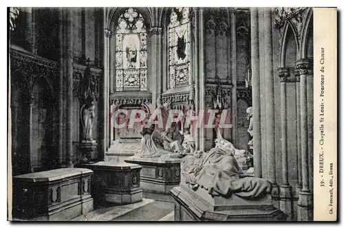 Ansichtskarte AK Dreux Chapelle St Louis Pourtour du Choeur