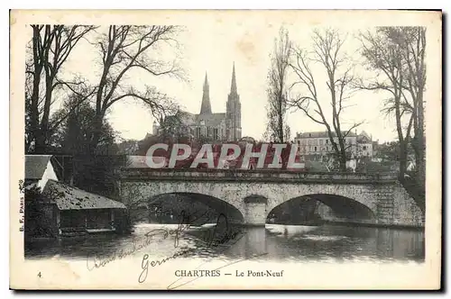 Ansichtskarte AK Chartres Le Pont Neuf