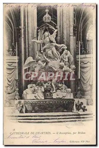 Cartes postales Cathedrale de Chartres L'Assomption par Bridan