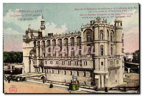 Cartes postales St Germaine en Laye Le Chateau