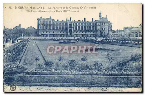 Cartes postales St. Germain en Laye Le Parterre et le Chateau