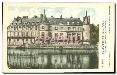 Ansichtskarte AK Rambouillet Seine Oise Le Chateau des Canaux