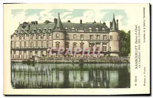 Ansichtskarte AK Rambouillet Le Chateau pris des Caneux