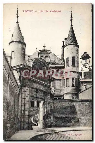 Ansichtskarte AK Troyes Hotel du Vauluisant