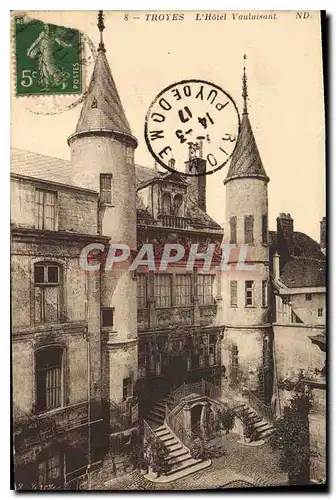 Cartes postales Troyes L'Hotel Vauluisant