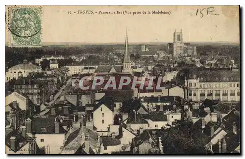 Ansichtskarte AK Troyes Panorama Est Vue prise de la Madeleine