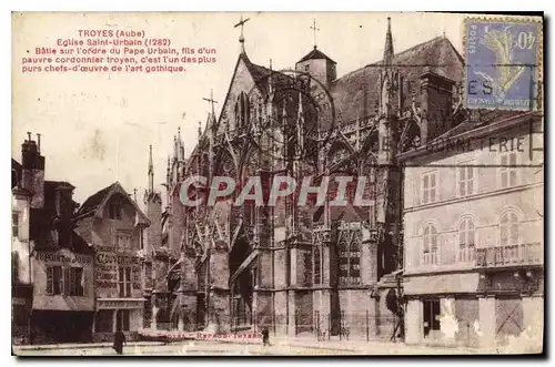 Cartes postales Troyes Eglise Saint Urbain