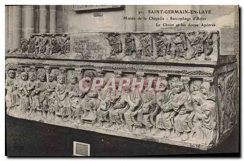 Cartes postales Saint Germain en Laye Musee de la Chapelle Sarcophage d'Arles