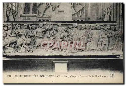 Cartes postales Musee de Saint Germain en Laye Sarcophage de la Mer Rouge