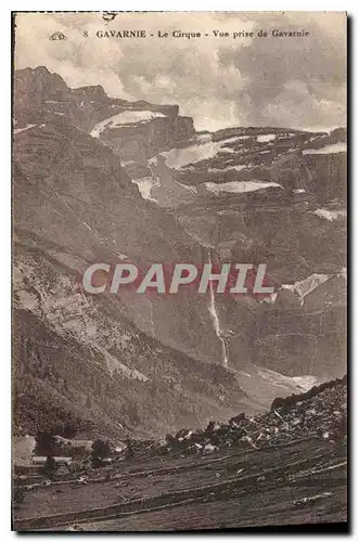 Ansichtskarte AK Gavarnie Le Cirque Vue prise de Gavarnie