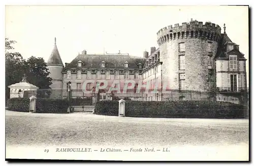 Ansichtskarte AK Rambouillet Le Chateau Facade Nord