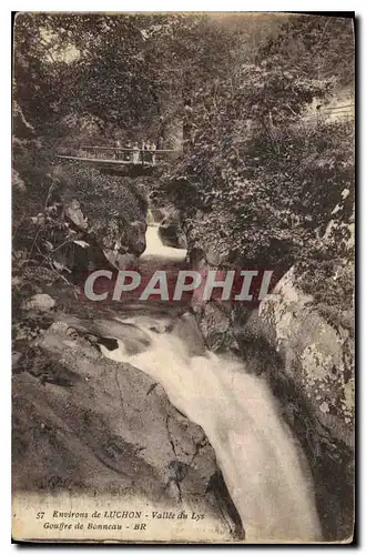 Ansichtskarte AK Environs de Luchon Vallee du Lys Goufre de Bonneau